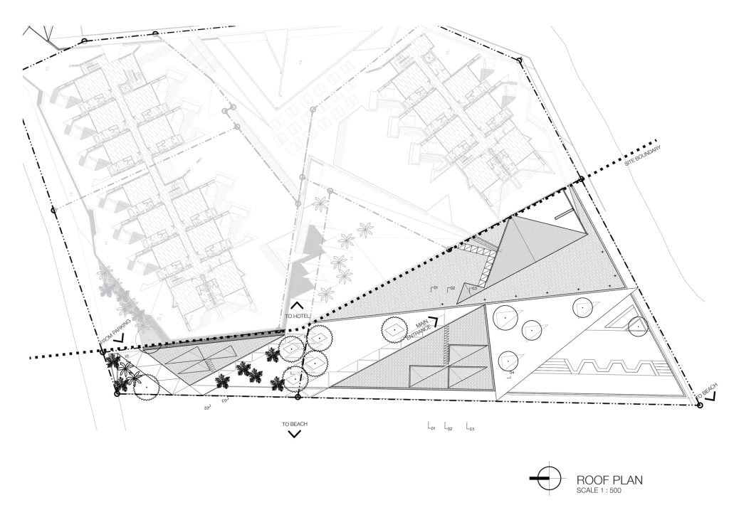 kokulo beach club 10 roof plan
